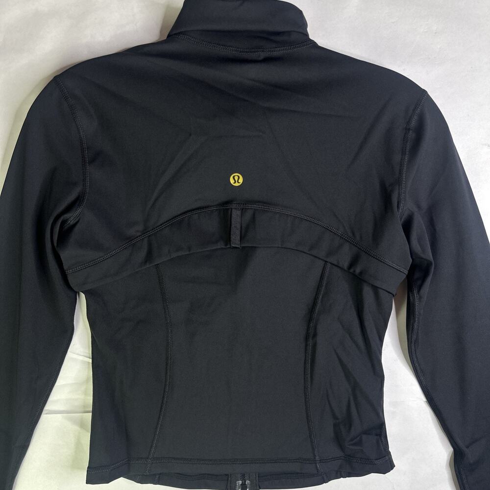 Lululemon Define Jacket Nulu Black and Gold Zippers Size 6 New With Tags - Picture 14 of 16